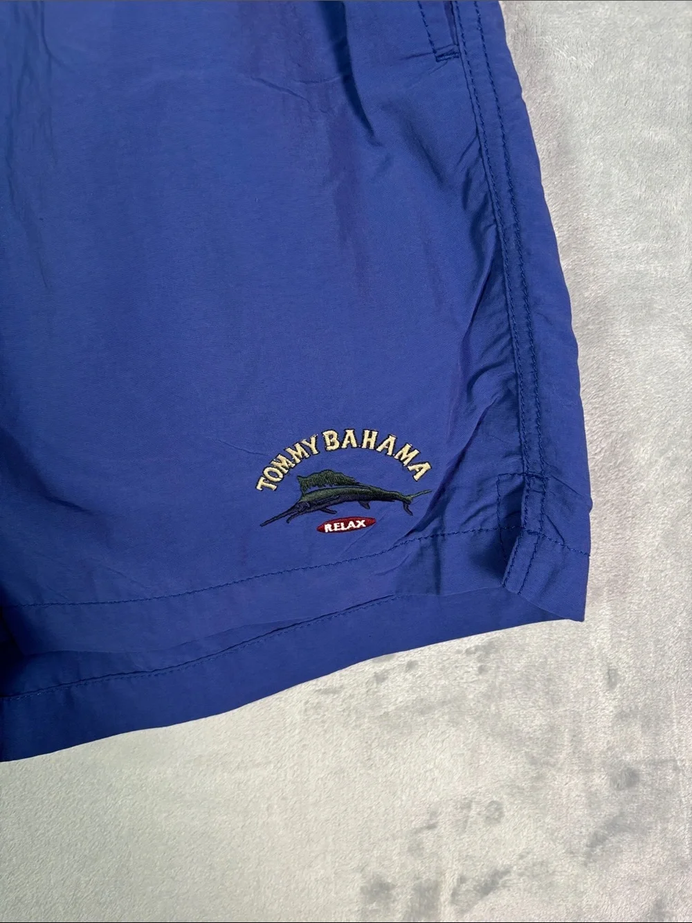 Tommy Bahama Blue Mesh Lined Swim Trunks Size Large